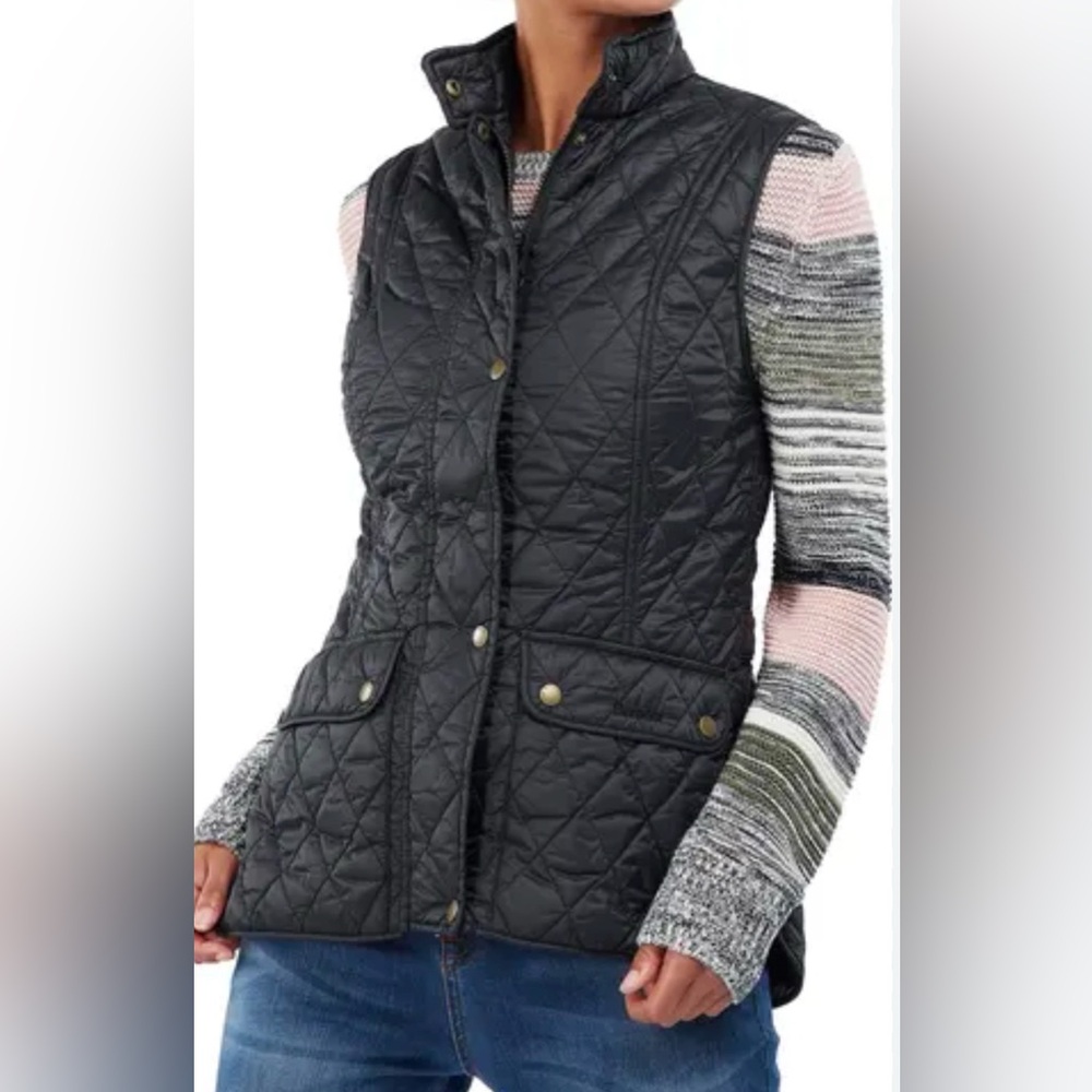 Barbour Charcoal Quilted Vest
